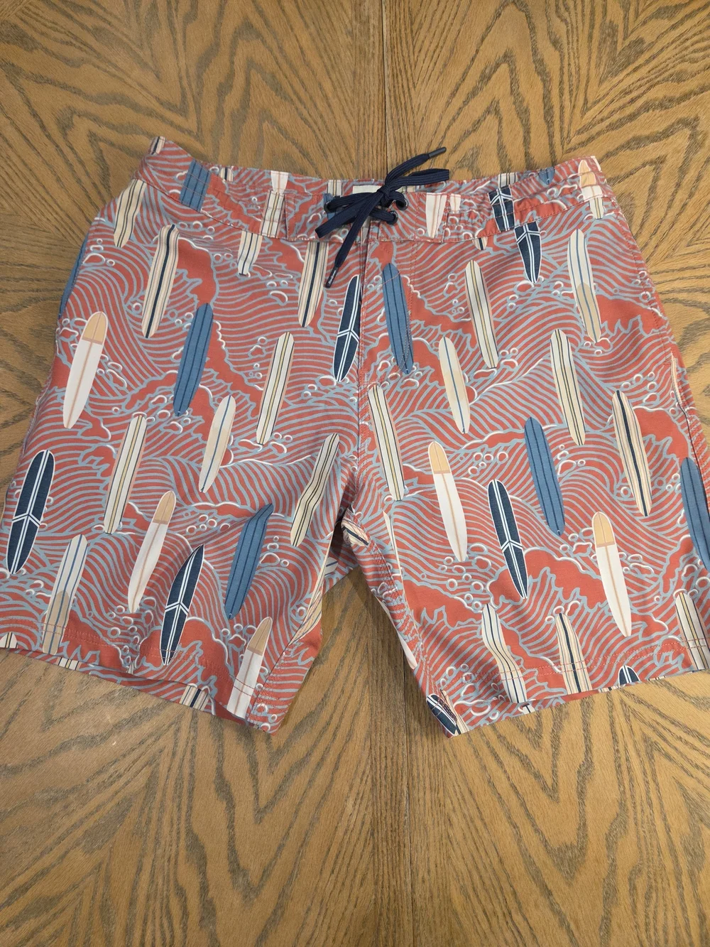Reyn Spooner Surfboard Wave Swim Trunks Board Shorts Men Size 34